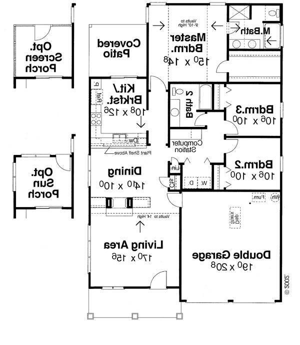 Floor Plan image of Rosemary House Plan